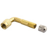 Angle valve extension 90`