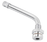 Tubeless valve for truck tyres chrome TR 545D