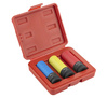 Impact sockets BOXO 1/2. Set of 3 pieces. For aluminium wheels.