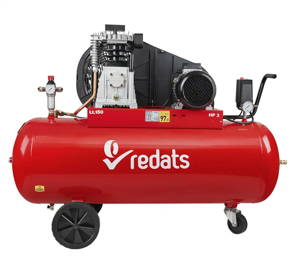 Piston compressor 150L 2.2 kW - 400V REDATS