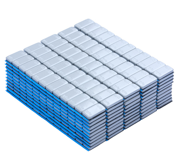 Coated FE Stick-on Weights with Wide Tape SUV 10g - 50 Strips REDATS