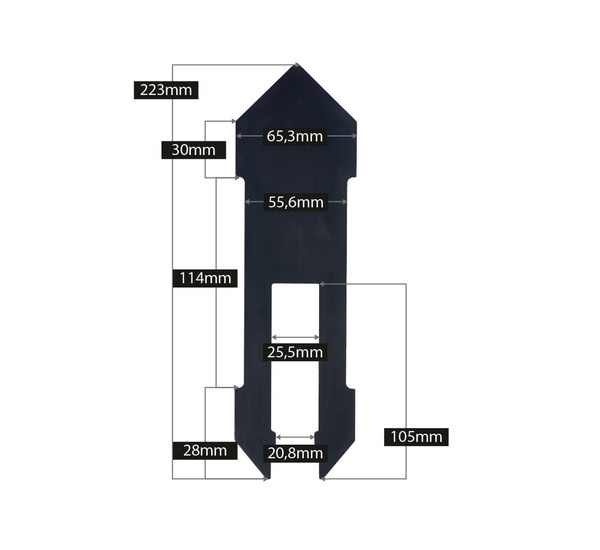 Jaw guide plate M221-3D1, M201, M211, M250