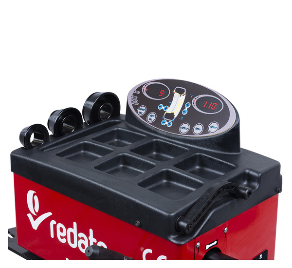 Semi-automatic manual wheel balancer REDATS W-110 230V or 12V