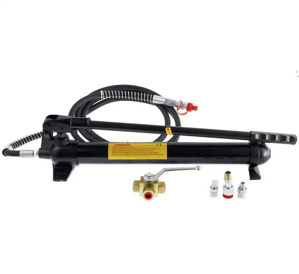 20T Manual Hydraulic Pump with Hose for Emergency Lowering of REDATS L220, L220R, L260 Two-Post Lifts