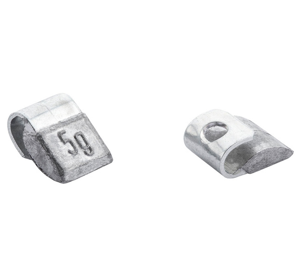 Clip-on lead (Pb) 5g weights for steel wheels Fivestars