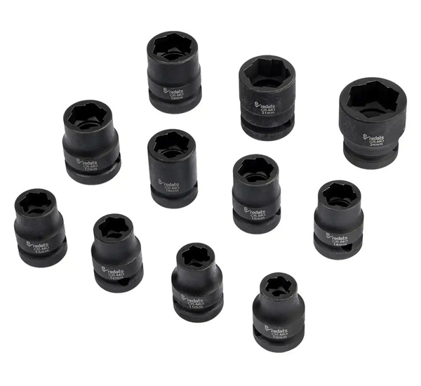 Impact adaptor set - 19 pcs