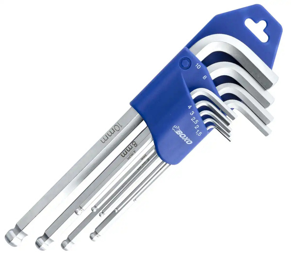 Hex keys - BOXO, 175mm, 9 pcs