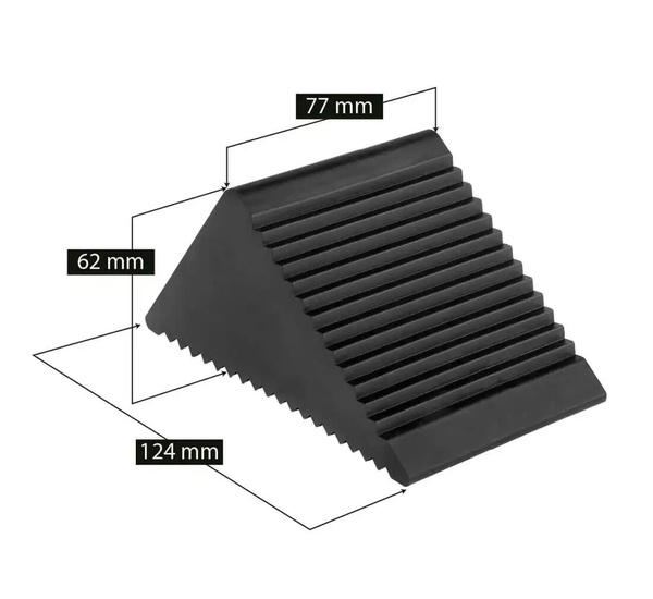 Rubber chocks under the wheel 105mm 2 pieces