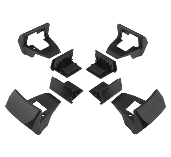 Short aluminum mounting pads with rubber 4pcs for jaws