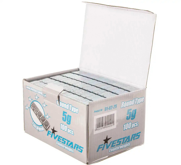 Adhesive weights Fivestars FE 5g ROUND - 400 pcs.