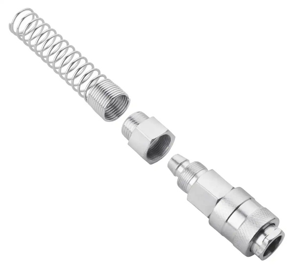 Quick Coupler with Spring Fitting for 12x8 mm Hose