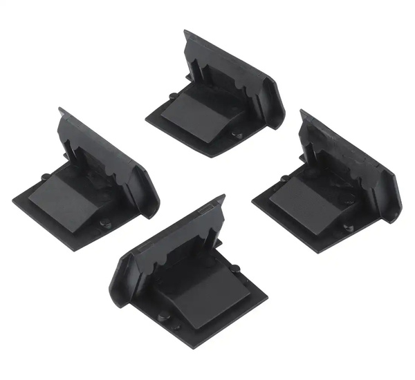 Short aluminum mounting pads with rubber 4pcs for jaws