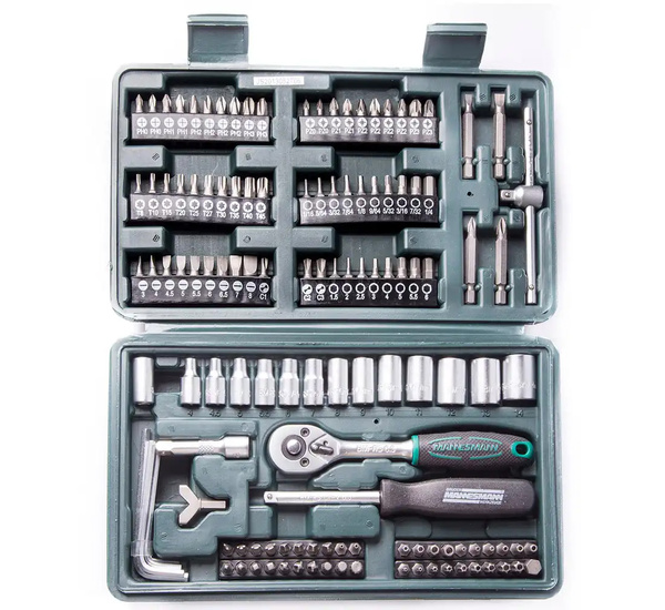 Mannesmann tool kit - 130 items - suitcase