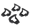 Short aluminum mounting pads with rubber 4pcs for jaws