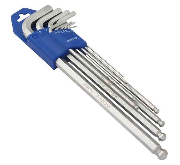 Hex key - BOXO, 9 pcs. 235mm