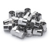 Valve caps, nickel-plated 25 pcs.