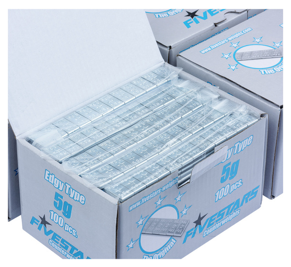 Adhesive weights Fivestars FE 5g EDGY - 400 pcs