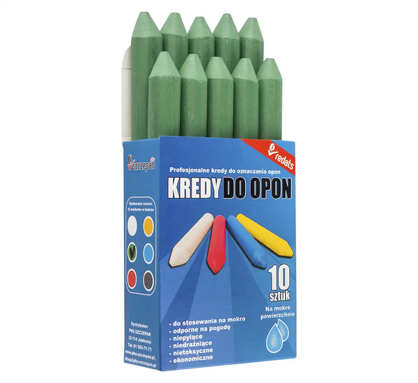 Marking Chalks - green REDATS PREMIUM - 10pcs