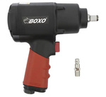 KIT Pneumatic Impact wrench for tyres BOXO 1356Nm Black&Red 1/2"" + 1/4"" plug connector