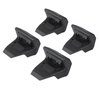 Short aluminum mounting pads with rubber 4pcs for jaws