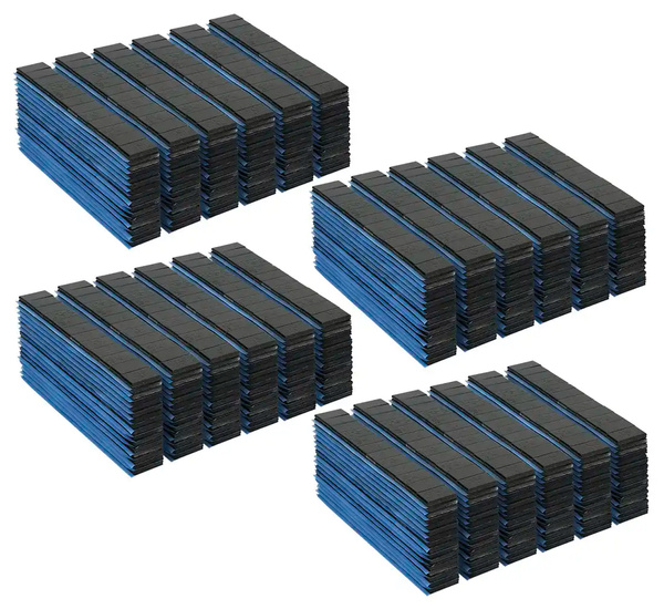 Fivestars adhesive weights - Edgy BLACK - 12x5g - 400 strips