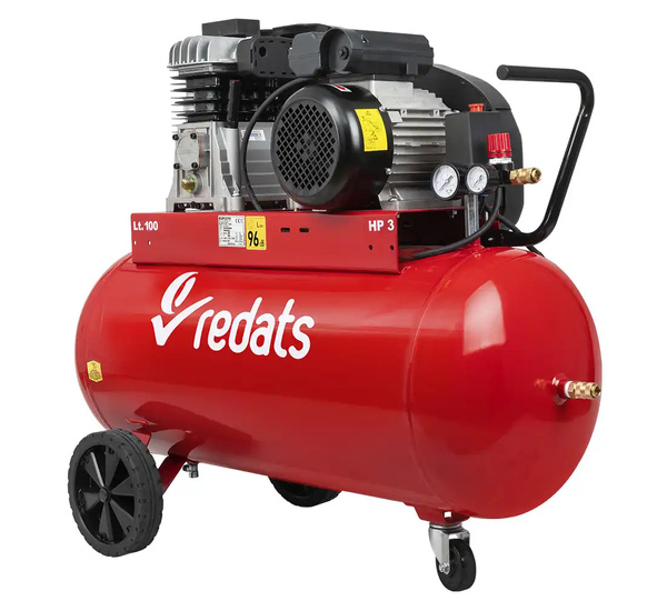 Piston compressor 100L 2.2 kW - 230V REDATS