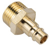 Quick coupler plug - male thread - 1/2