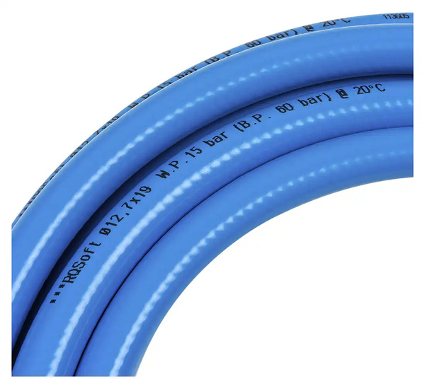 RQSoft Polyurethane Straight Pneumatic Hose  12,7 x 19mm - 5m