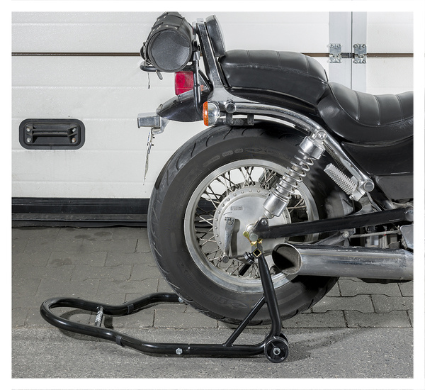 Motorcycle stand - rear wheel