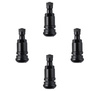Valve - TR 525 - black - 4pcs