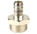 RQS Hose nipple, 13mm nozzle + 3/4" Rectus male thread