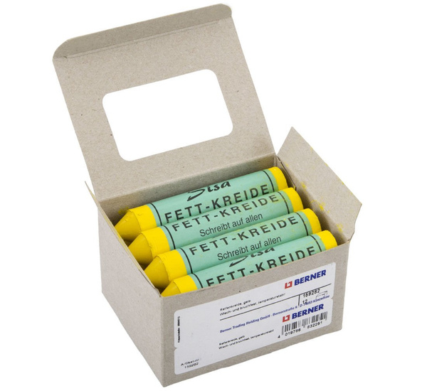 Marking Chalks - yellow RAIDEX Marker SISA - 12pcs