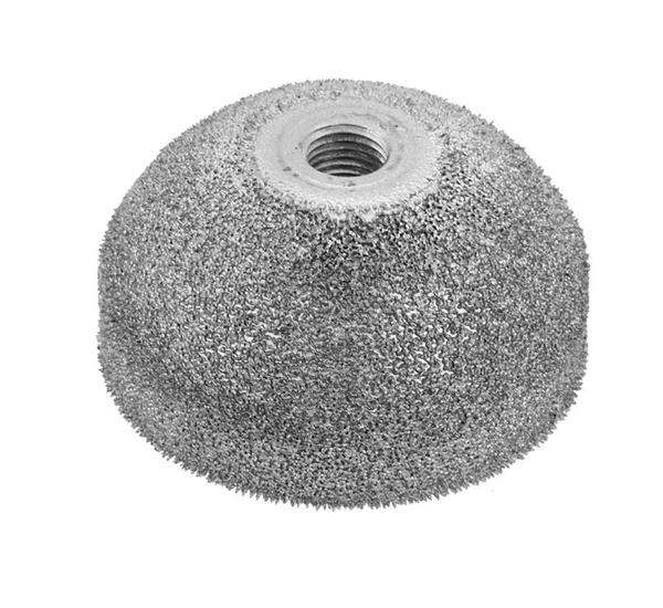 Tyre buffer 50 mm - silver abrasive