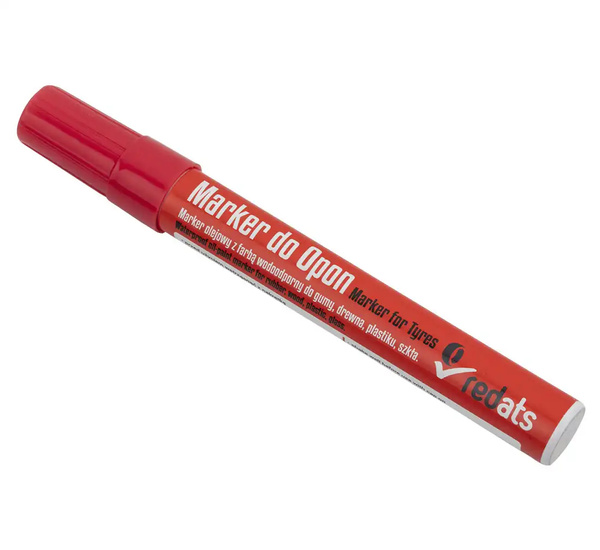 Oil marker for tires REDATS- red - 12 pcs