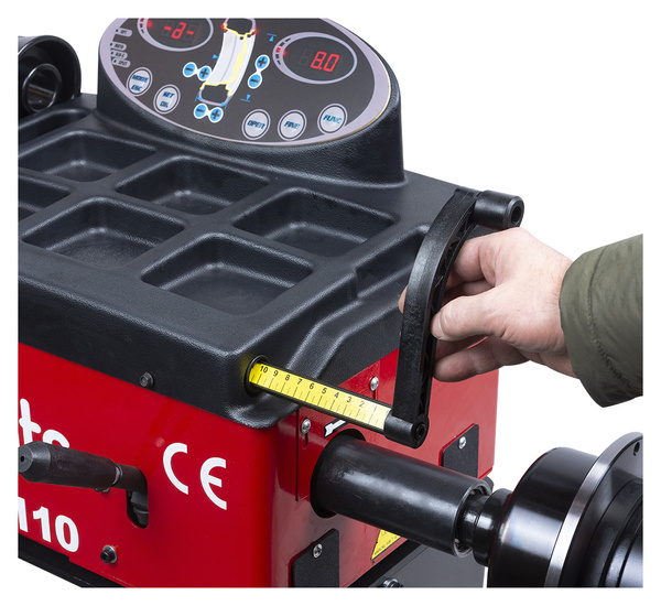 Semi-automatic manual wheel balancer REDATS W-110 230V or 12V