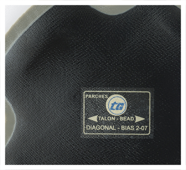 Diagonal patch Tirso Gomez 2-07 178mm - 1pc.