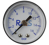 Gauge clock for air pressure regulator 0-16bar RQS -1/8