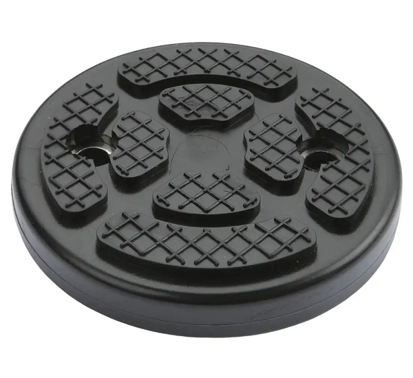 Rubber pad for post lifts - 120x30mm with 2 holes