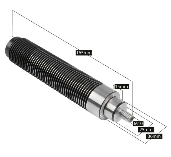 Threaded shaft for the 36x3 wheel balancer