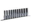 Long sockets 1/2" set 11pcs BOXO