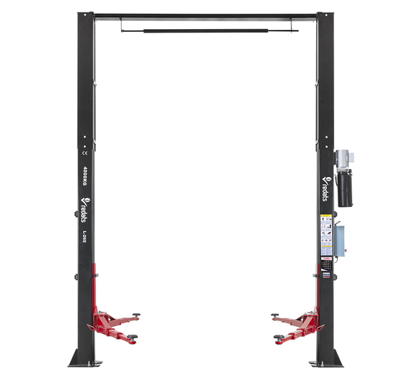 Two-post car lift with upper beam, automatic, 400V, 4T – REDATS L-265