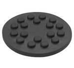 Rubber pad for post lifts - arm 137mm with bolts M8 Ravaglioli