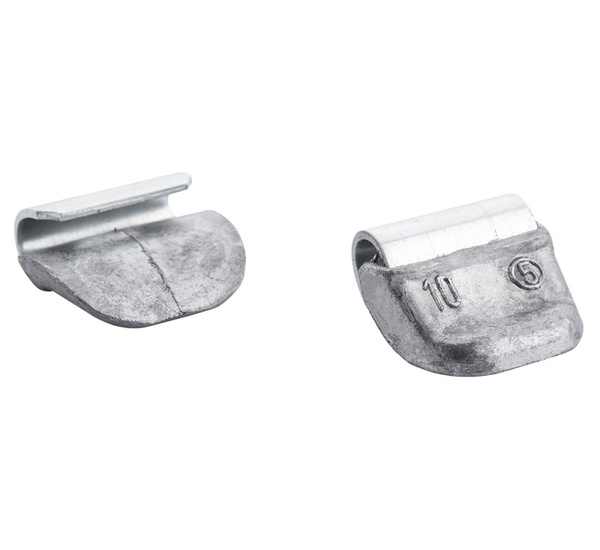 Clip-on lead (Pb) 10g weights for steel wheels Fivestars