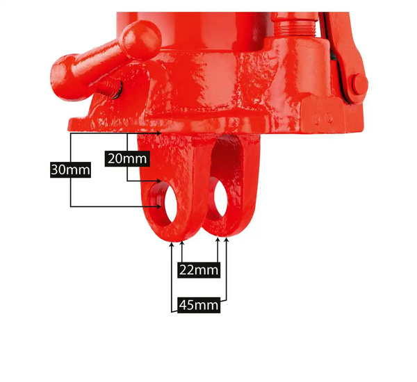 Hydraulic cylinder with pump 12T