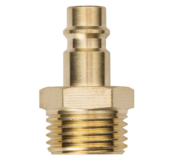 Quick coupler plug - male thread - 1/2