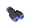 Plug connector - T-piece reduction 8x6x6mm Y-type