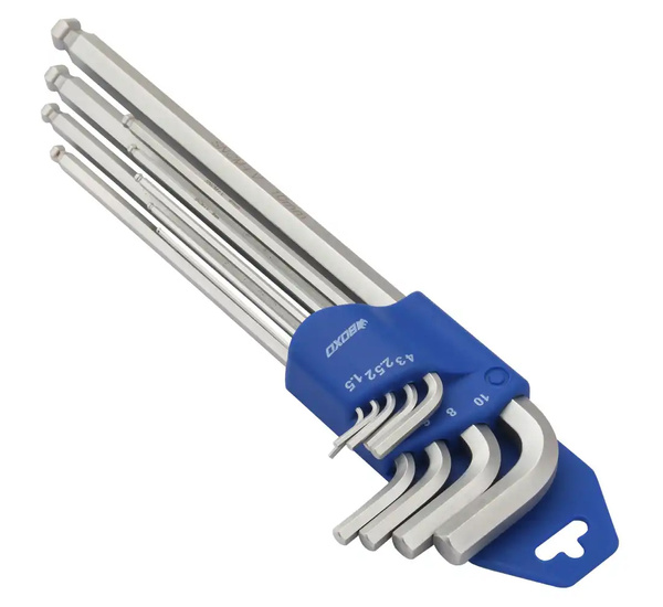 Hex key - BOXO, 9 pcs. 235mm